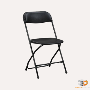 BLACK STANDARD FOLDING CHAIR